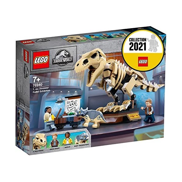 LEGO 76940 Jurassic World L’Exposition du fossile du T. Rex