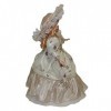 Harilla Poupée en Porcelaine de 40 Cm / 15,7 Pouces avec Cheveux Bouclés, Parapluie et Vêtements Jouet à Collectionner pour T