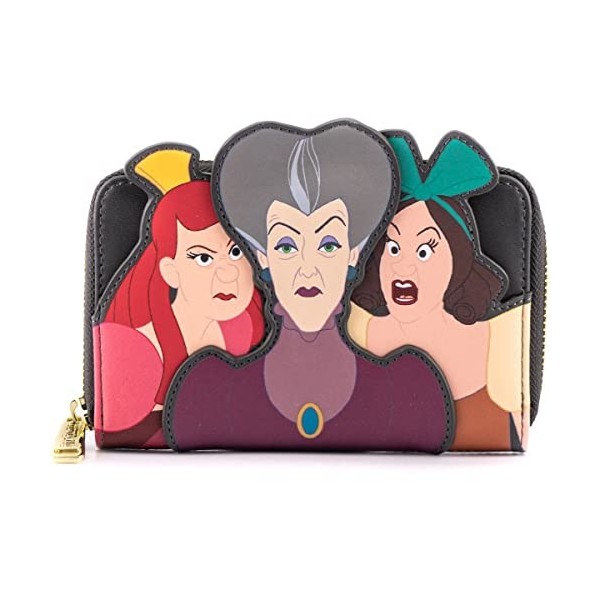 Loungefly Disney by Porte-Monnaie Villains Scene Evil Stepmother and Step Sisters