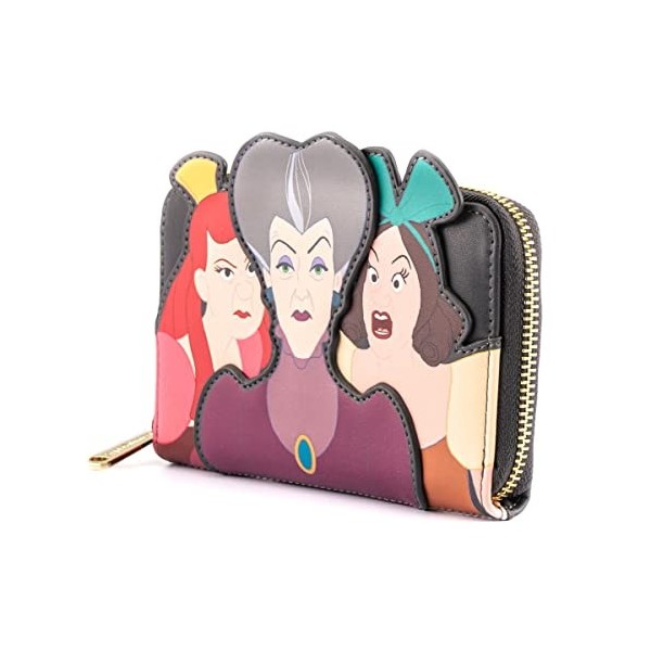 Loungefly Disney by Porte-Monnaie Villains Scene Evil Stepmother and Step Sisters