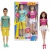 Giochi Preziosi - Moi Contre Vous Sofì et Luì Fashion Doll Couple, Multicolore, MEC33000