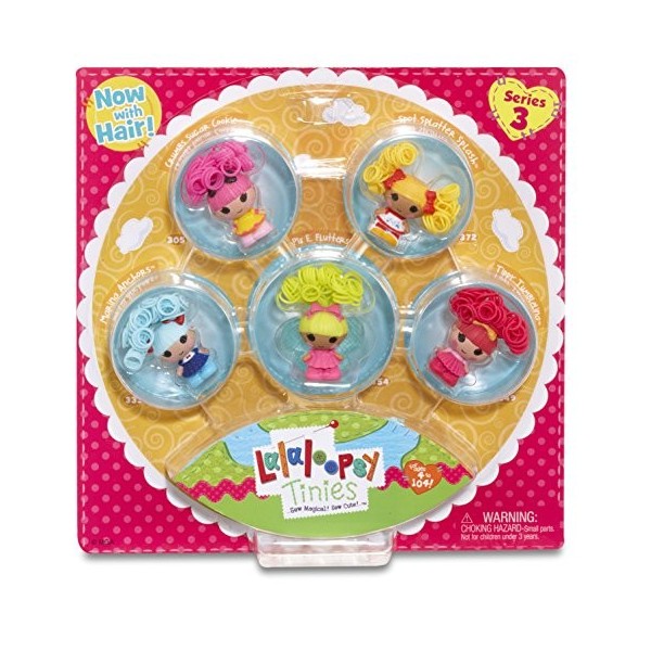 Lalaloopsy MGA Entertainment 534280GR - Poupée - Tinies avec Cheveux - Lot de 5 - Design 1