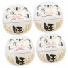 Totority 4 Pcs Dharma Tumbler Poupée Japon Ornements Rouge Daruma Daishi Daruma Mini Tumbler Jouet Daruma Tumbler Poupée Souh