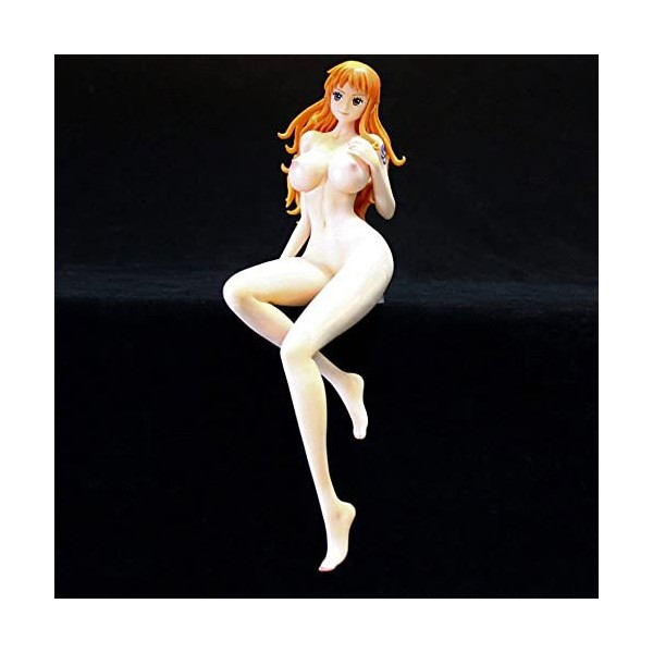 QDLONG One Piece Nami 30cm/11.7inch Position assise Serviette de bain Styling Adulte Anime Action Figure Anime Figure/Statue 