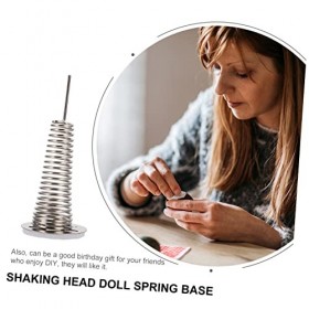 Abaodam 70 Pièces Accessoires De Bricolage Tremblement Accessoires Intérieurs De Voiture Base De Ressort De Jouet De Danse Su