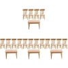 Operitacx Lot de 3 Meubles de Maison de Poupée Table Mini Meubles de Maison de Poupée Table Et Chaises de Maison de Poupée En