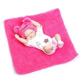 Mini 10 Pouces 26Cm Réaliste Bébé Reborn Poupées Silicone Souple Réaliste Nouveau-Né Bébé Poupées Look Réel Reborn Bébé pour 