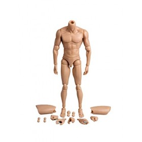 MDybf Accessoires masculins à léchelle 1/6, corps musculaire pour poupée Dessin, figurine daction de 30,5 cm, ensemble de f