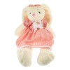 Totority 2Pcs Lapin Peluche Crème Glacée Peluche Fleur Jupe Beige Enfant