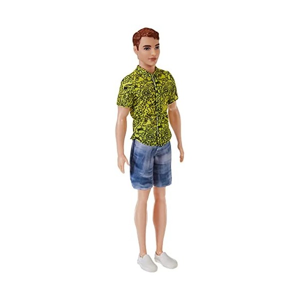 Barbie fashionistas poupée mannequin ken 139 aux cheveux roux avec