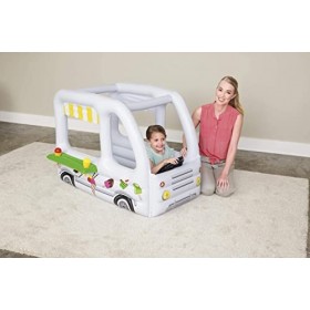 Bestway Up, in & Over Piscine à balles en Forme de Chariot de Glace 122 x 84 x 84 cm