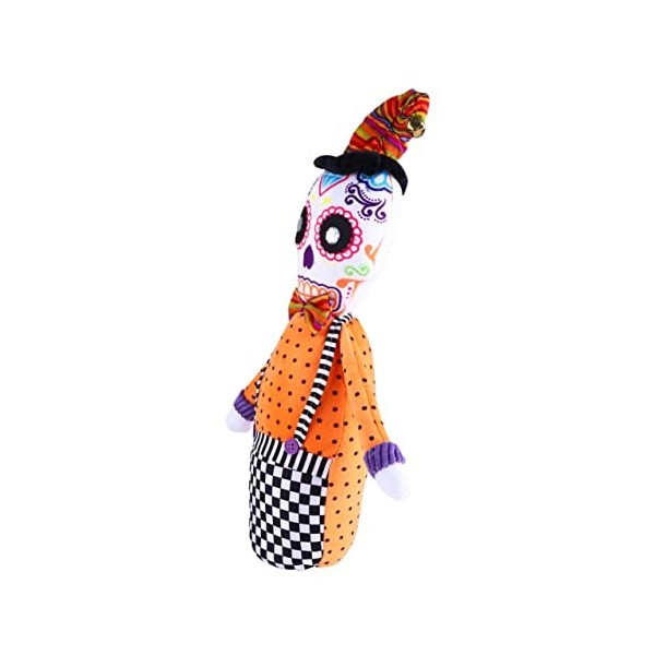 Abaodam Halloween Crâne Poupée Halloween Party Décoration Scandinave Nisse en Peluche Gnomes Quagsire en Peluche Halloween Ar