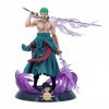 KAMFX Chiffre danime Figurine dune Seule pièce Roronoa Zoro Figurine Dessin animé Statuette en PVC Jouet de Collection Déco