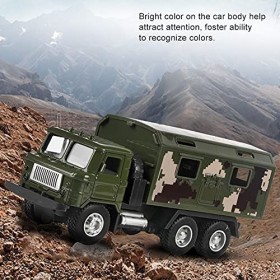 jouet enfant camion enfant 1:43 Échelle Alliage Voiture Jouets radiocommandés avec Son et Lumière Militaire Camion Jouet Simu