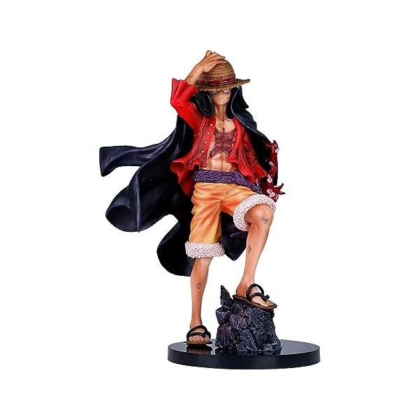 KAMFX Chiffre danime Figurine dune Seule pièce Monkey D. Luffy Posture Debout Figurine Statue en PVC de Dessin animé Jouet 