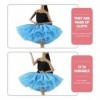 ibasenice 6 Pcs Rose Mousseline De Soie Robe Rose Tutu Enfants Vêtements 11 Pouces Poupée Vêtements Délicate Poupée Ballet Ju