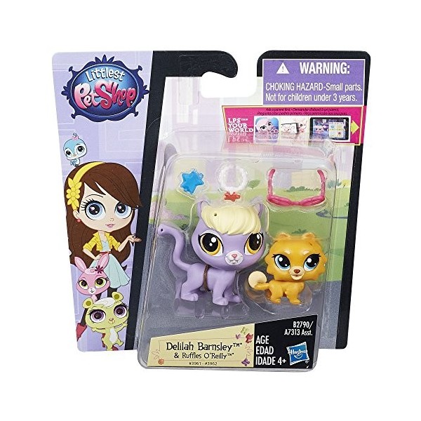 Littlest Pet Shop Pet Pawsabilities Delilah Barnsley and Ruffles OReilly Doll