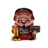 Statuette de Bouddha Chinois traditionnel dieu de richesse figurines ornements maison décoration artisanat cinq routes fortun