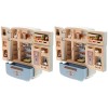 Toddmomy Jouets Miniforce Mini Congelateur 1 Ensemble De Maison De : Jouets Meubles De Réfrigérateur: À La Décoration De des 