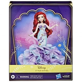 Disney Princess Hasbro Princesses Style Series poupée Mannequin Ariel, Collection Deluxe avec Accessoires, Jouet dès 6 Ans F5