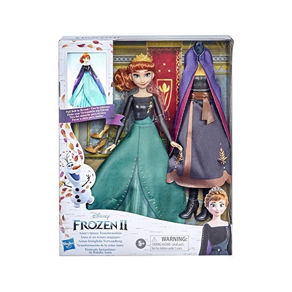 Disney La Reine des Neiges 2 - Poupée Princesse Disney Anna et Ses Tenues Magiques E9419