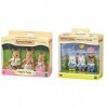 SYLVANIAN FAMILIES - 5272 - Famille Kangourou - Poupees et Accessoires & Nursery Friends Families Les Amies De Creche, 5262, 