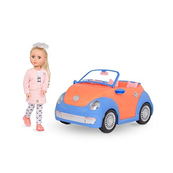 Glitter Girls- GG Convertible Car & 14" Doll Fifer, GG51116Z