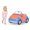 Glitter Girls- GG Convertible Car & 14" Doll Fifer, GG51116Z