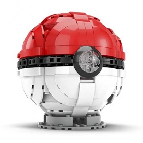Mega Construx Pokemon Poké Ball Géante à construire, jeu de briques de construction, 303 pièces, pour enfant dès 10 ans, HBF5