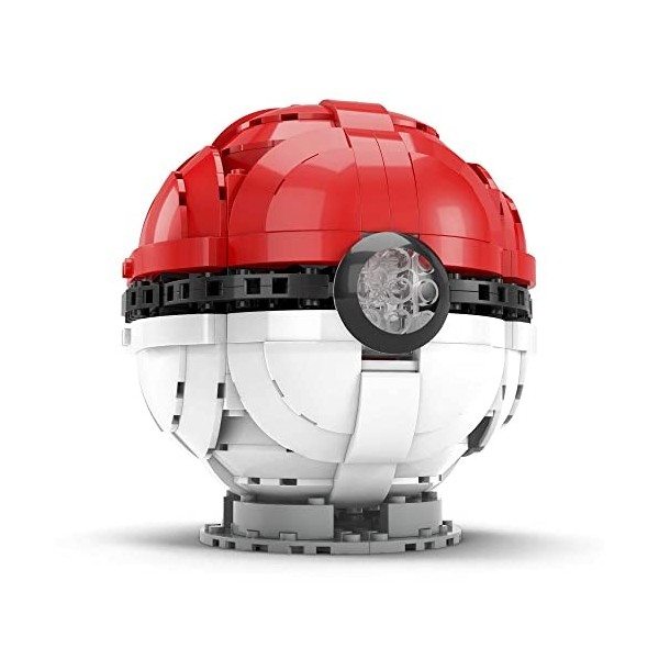 Mega Construx Pokemon Poké Ball Géante à construire, jeu de briques de construction, 303 pièces, pour enfant dès 10 ans, HBF5