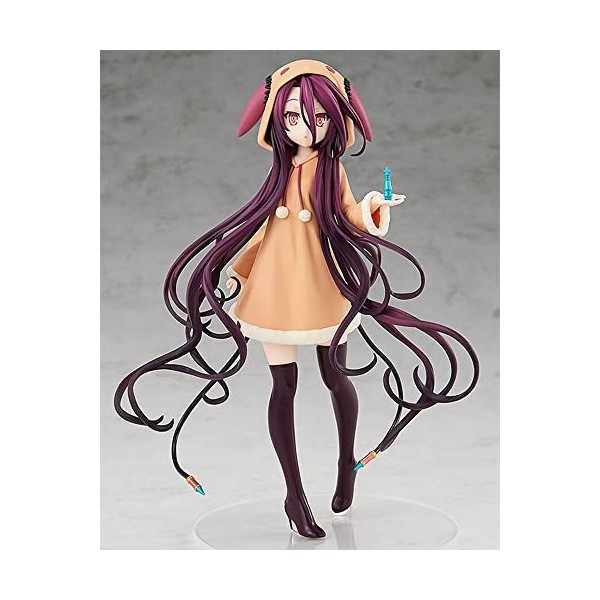 Gexrei 18 cm/7,1 Pouces No Game No Life Zero Schwi Figurine complète/modèle de Personnage Peint/modèle de Jouet/PVC/Anime à C
