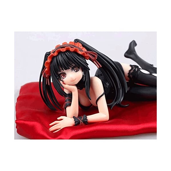 BRUGUI Personnage Original Date A Live -Kurumi Tokisaki- 1/7 Sleeping Pose Ver. Figurine de Personnage danime de boîte de po