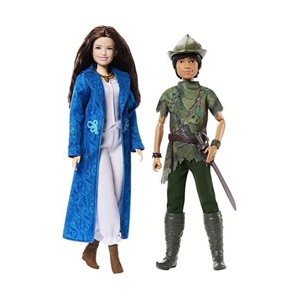 Disney Wendy et Peter Pan Poupées inspirées du film Disney Peter Pan et Wendy, cadeaux pour enfants, Jouet Enfant, Dès 3 ans,