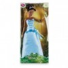 Tiana Classic Poupée avec une robe bleue brillante et porte princesse Naveen en forme de grenouille