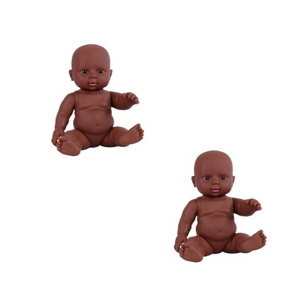 Toyvian 2 Pièces Jouets pour Filles Enfants Mini Jouets Bébé Poupée Fille Jouet Bébés Poupées Jouets pour Enfants Jouets De B