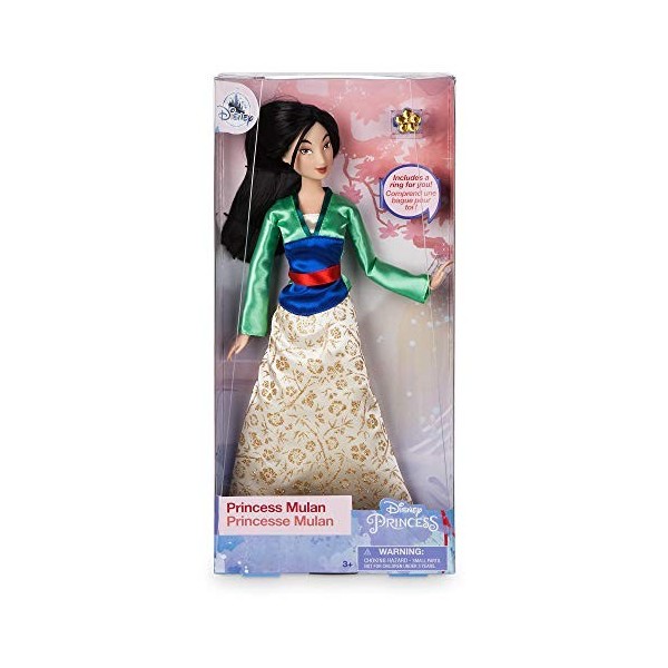 Disney Princesse Boutique Officielle Mulan Classique Doll & Ring 30cm Grand