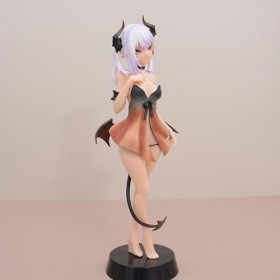 BRUGUI Petit Diable Lilith Chasing Eye Debout poupée 2D en boîte Figurine Mignonne Fille couchée Personnage danime Statue sé