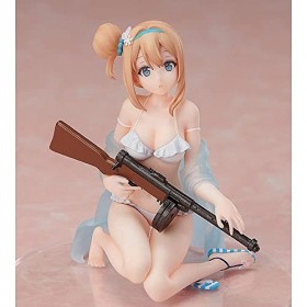 BOANUT Figurine danime Filles Frontline Suomi KP/-31 1/12 Maillot de Bain Ver. Ecchi Figure Jolie Fille Loli Poupée Modèle D