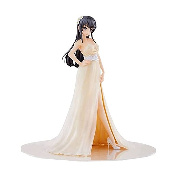 NATSYSTEMS Chiffre danime -Sakurajima Mai- 1/7 Mariage Ver. Jolie poupée Modèle Décor Personnage Comique Collection de Statu