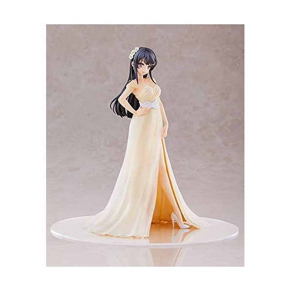 NATSYSTEMS Chiffre danime -Sakurajima Mai- 1/7 Mariage Ver. Jolie poupée Modèle Décor Personnage Comique Collection de Statu