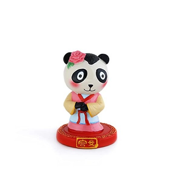 DHHHC Décoration de Bureau dornement de poupée dimage de Palais de Qing de Figure de Panda pour Le Magasin de Bureau à la M
