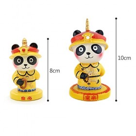DHHHC Décoration de Bureau dornement de poupée dimage de Palais de Qing de Figure de Panda pour Le Magasin de Bureau à la M
