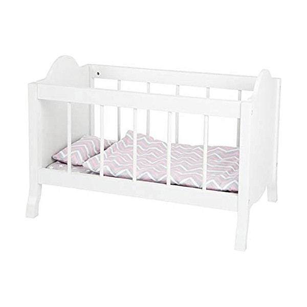 Lit De Poupée Miniature échelle 1:12 - Avec Matelas Et Oreiller, En Fer Et Tissu, Pour Maison De Poupée