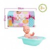 Nenuco - Coffre, Jouet Complet avec Bébé, Baignoire pour Heure du Bain et De Nombreux Accessoires, Commandes et Soins de la p