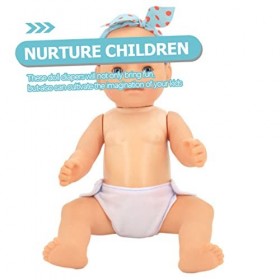 ibasenice 24 Pièces Couches Lavables pour Filles Robe pour Fille Filles Jouet Jouets pour Filles Bébé Poupée Couches Vêtement