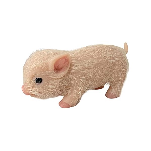 Poupée de cochon douce, poupée de bébé de cochon en silicone de 5 pouces, jouets mignons pour enfant de bébé de cochon, mini 