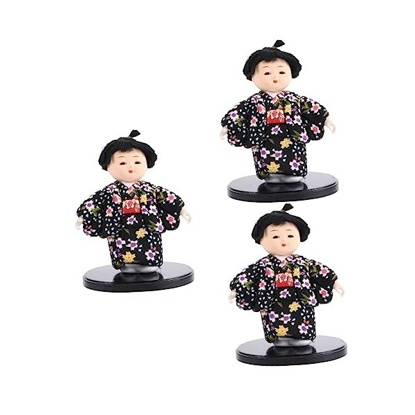 Toyvian Ornement De Voiture De Poupée Japonaise Décorations De Tableau De Bord De Voiture Kidcraft Playset Figurines De Poupé