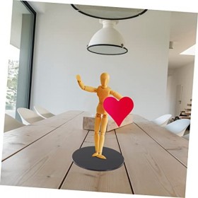 90 Pièces Fond dargile Stand De Poupée dargile Base De Modèle De Poupée Base Dartisanat en Argile Porte-poupée en Poterie 