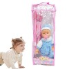 Poussette pour poupée Babies | Poussette Pliante pour avec poupée et Sucette - Funny Girl Play House Jouet Pliable Bébés Pous