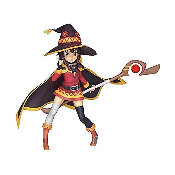 QDLONG Ce Monde Merveilleux Megumin Échelle 1: 6 Mignon Loli Belle Fille Anime Figure/Poupée/Statue/Modèle Adulte Anime Actio